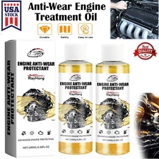 2× Anti-Wear Engine Treatment Oil Additive Engine Protectant Noise Reduction USA