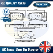 Adatto per Chrysler Grand Voyager Dodge Journey set pastiglie freno stallex posteriore