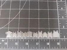 Universal Thin metal die cut tool emboss Rescue Shelter cat dog border kitten 