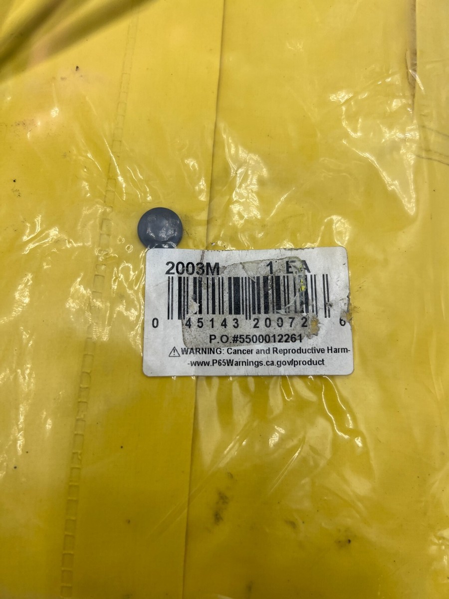 ハンドメイド専用 Qty 10) 3Pc Safety Rain Suit Yellow Rain Jacket w/ Detachable Hood