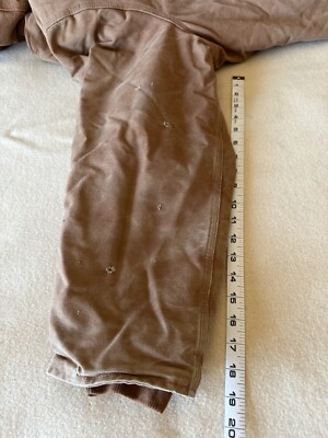 Carhartt Jacket J141-brn Sherpa Lined Sz 2XL Brown Tan Carhartt Jacket J141-brn Sherpa Lined Sz 2XL Brown Tan