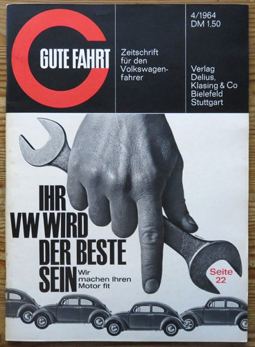 Gute Fahrt 04/64 Motoreinstellung VW 1500 S, Autoradios, Achs-Kalotten-Klappern