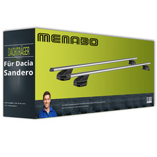 Menabo Omega Alu - Dachträger - Aluminium - für Dacia Sandero III NEU