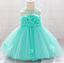 Baby Mädchen Taufkleid Aus Satin Mit Schleife – ärmelloses Prinzessinnenkleid (6 Monate-10 Jahre)