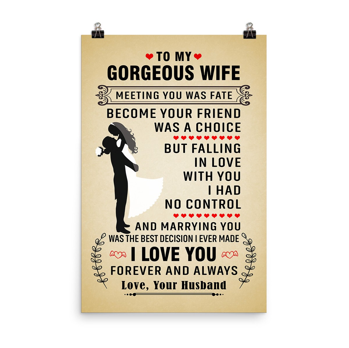 Samurai & Wife To My Gorgeous Wife Meeting You Was Fate Becoming Your ...
