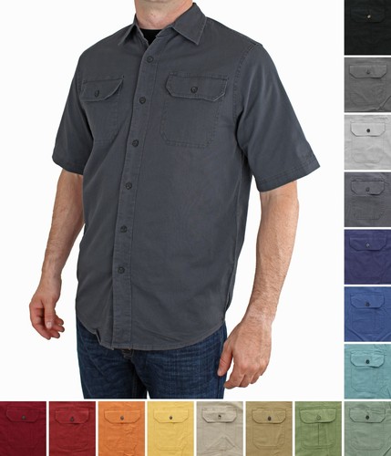 Wrangler Men's Shirt Comfort Flex Short 
