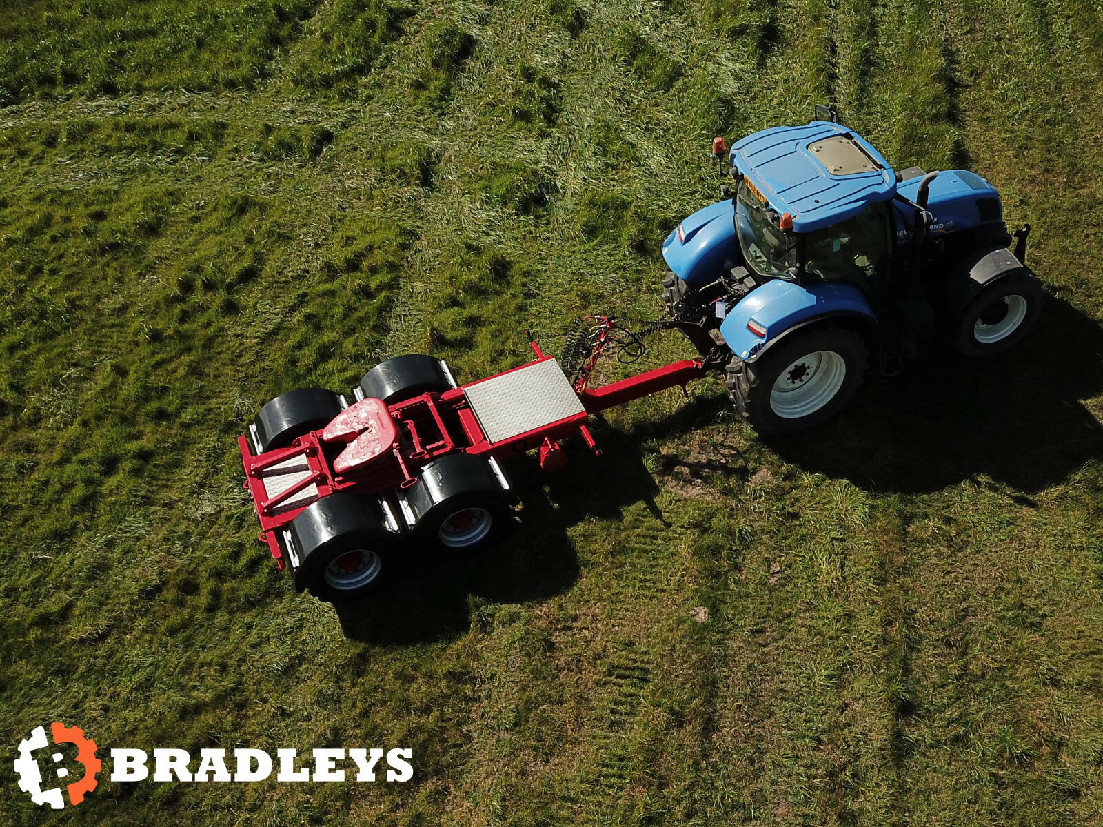 Twin Axle Fifth Wheel Trailer Dolly for arctic lorry commercial spec