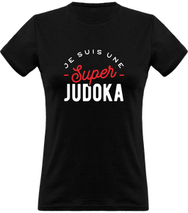 T Shirt Femme Une Super Judoka Cadeau Humour Maman Anniversaire Original Rigol Ebay