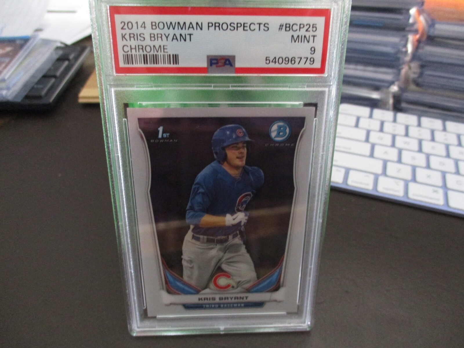 2014 BOWMAN PROSPECTS KRIS BRYANT CHROME BCP25 PSA9 CHICAGO CUBS