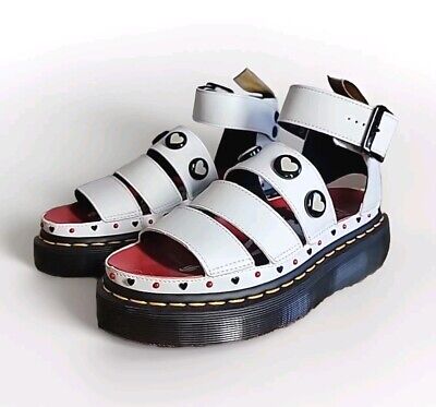 Dr. Martens Betty Boop Sandals Womens 6 White 22SS Quad Dr. Martens Betty Boop Sandals Womens 6 White 22SS Quad
