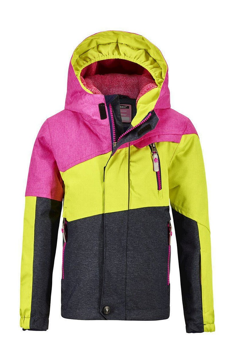 Killtec Viewy MNS Ski JCKT B Mädchen Skijacke Winterjacke neon