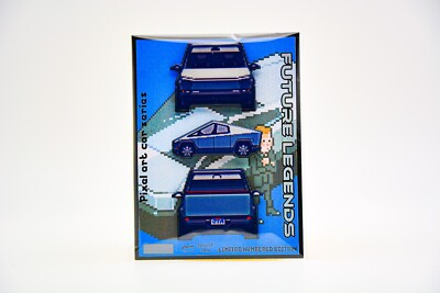 Pin set of 3 Cybertruck, pixel art limited edition 1 of 5