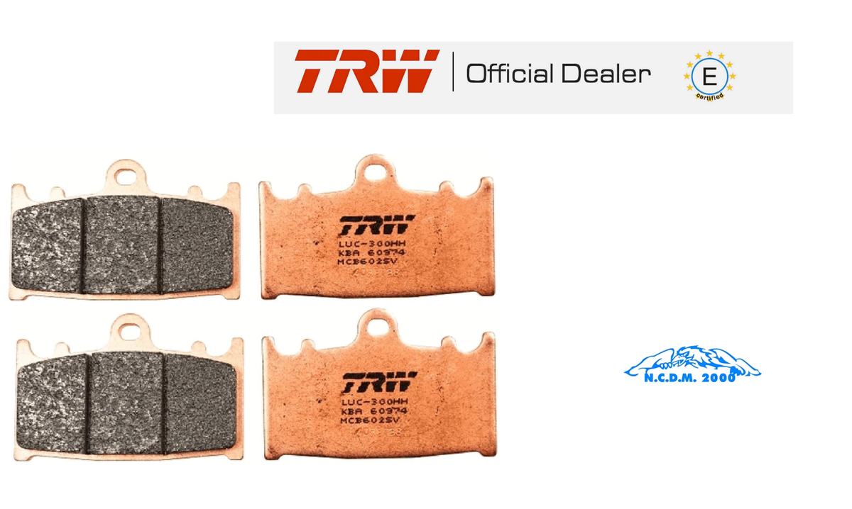 い Kit 4 Brake Pads TRW Sint Front Kawasaki ZX6R 600 Ninja 1995 | eBay