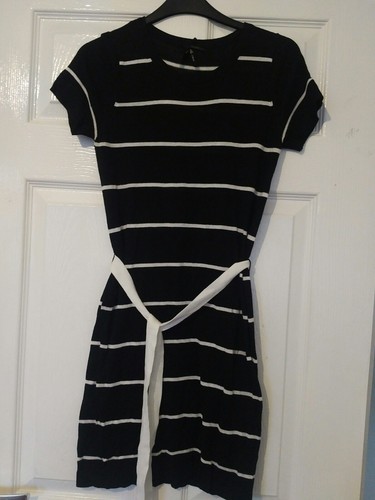 Primark Striped Thin Knit/jumper Belted 