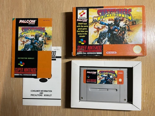 Sunset Riders - Super Nintendo SNES PAL Complete CIB Boxed with Manual Rare Game