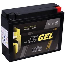 YB16AL-A2 BATTERIA INTACT GEL DUCATI 750 MONSTER CITY (DARK) 1999 - 280 Ah