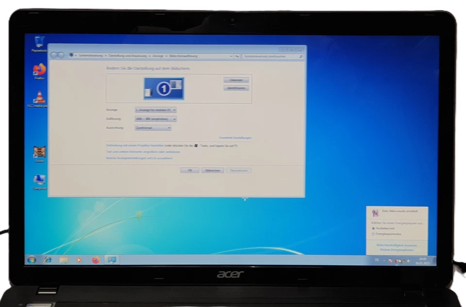 Acer E1-772G i5 Notebook 500GB HDD 8GB Laptop Gamer Windows 7 Pro 17,3" HDMI VGA - Bild 2 von 4