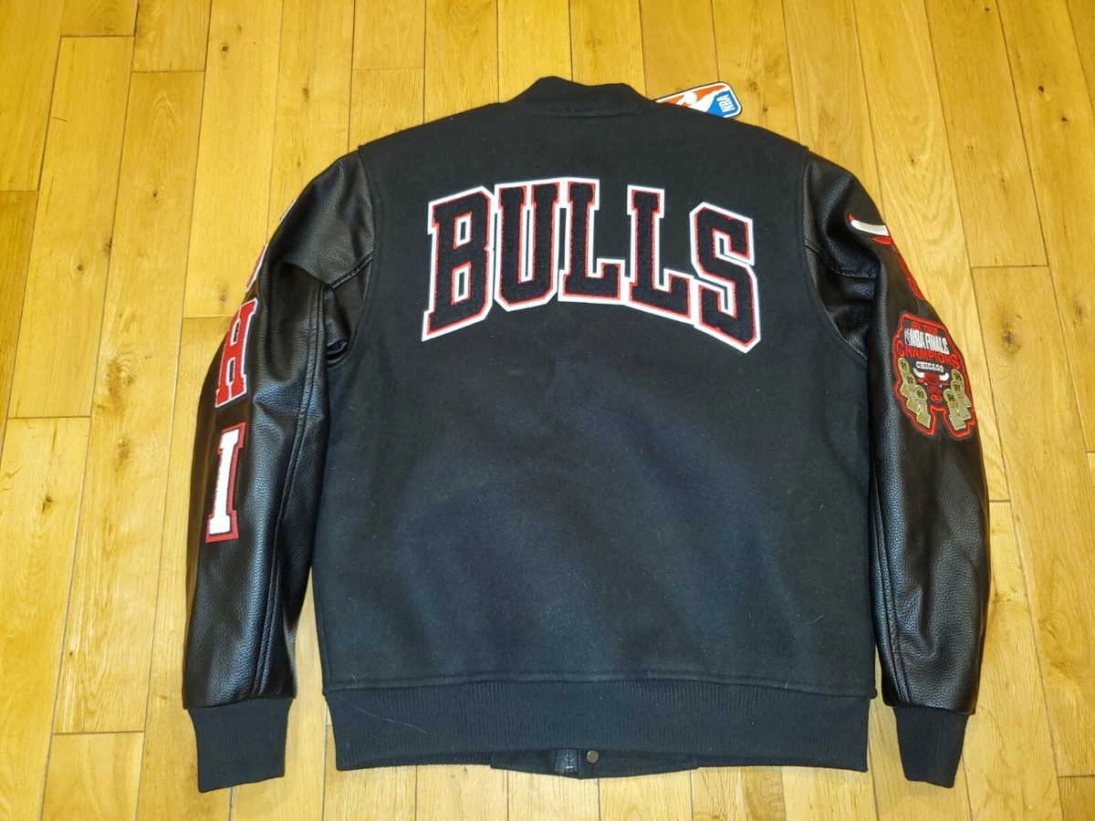 Maker of Jacket NBA Teams Jackets Chicago Bulls Michael Jordan Red White Leather