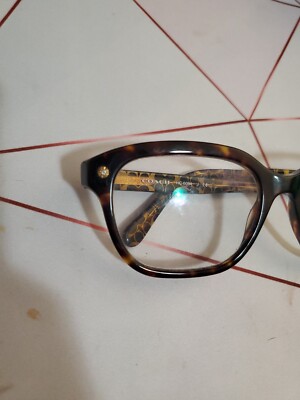 Coach‎ HC6094 Dark Tortoise Gold Signature C Eyeglasses Frames 52-19-135 22145 Coach HC 6094 S Eyeglasses 5394 (Dark Tort/D. Tort Gold Sig  main image 3