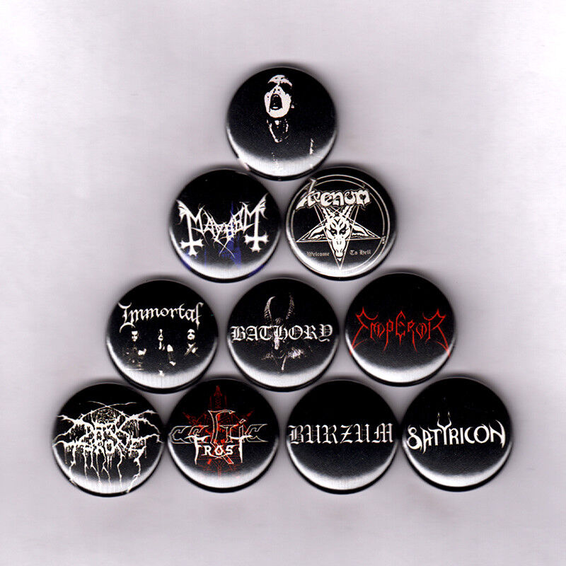 Pin on Black Metal