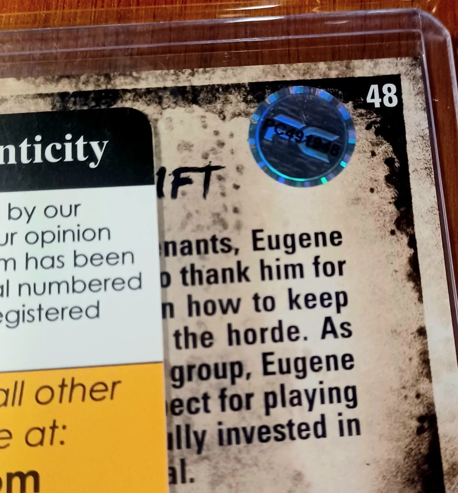 TWD Season 8 Eugene Porter Trading Card W/Autograph - Image 3 of 4