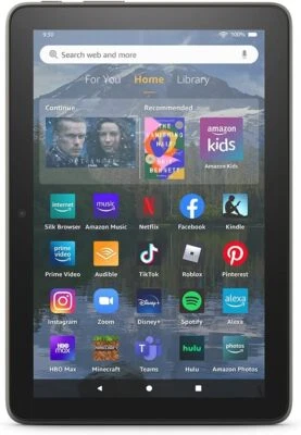 🔥 New 2024 Amazon Fire HD 8" PLUS Tablet 32GB/64GB 12th Gen Latest Model