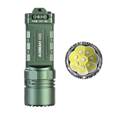 Acebeam X20 8x SFT-25R HI 6500K LEDs High Output Searchlight with Dual Modes GRE