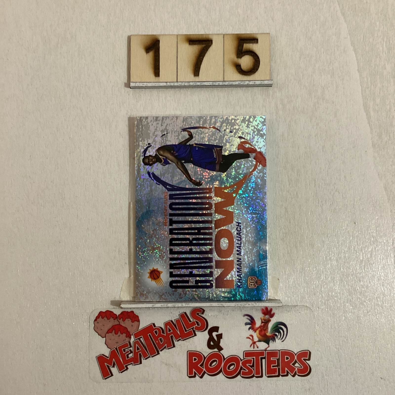 2025-26 Topps Basketball Khaman Maluach #GN-10 Rookie Generation Now Holo Foil