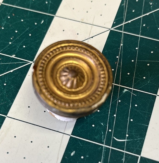 Edison Diamond Disc Phonograph    S 19 Brass Cabinet Door Knob