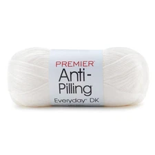 Premier Yarns Anti-Pilling Everyday DK Solids Yarn-White - 3 Pack