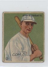 1933 Goudey Big League Chewing Gum R319 Ernie Orsatti #201 e6p