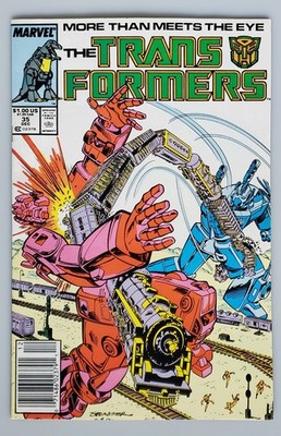 Transformers #35 Marvel Comics 1987 Budiansky Springer Newsstand