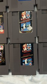 NES Games Lot Of 30 - Mario Duck Hunt Klash Ball Sports Etc View !!!