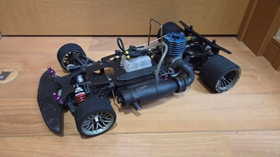 #ad Serpent Impact 2 RC Engine Car 1 10 Racing Model Nitro Gas Powered Vehicle $311.52