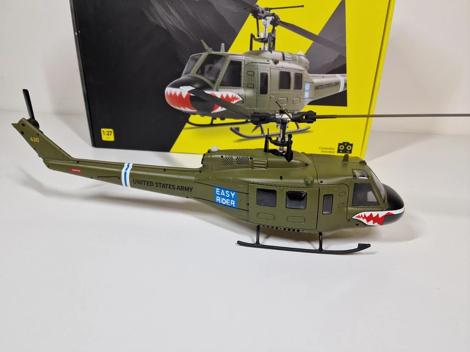 Amewi 25352 Bell UH-1 PRO Brushless CP-Helikopter 6-Kanal 6G Rc Heli Militär - Bild 2 von 4