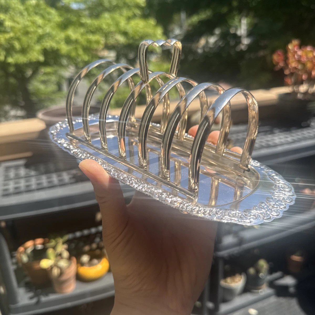 Queen Anne Antique US Silver-Plated Platters & Trays for sale | eBay