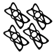Fkewp 4 PCS Motorcycle Phone Mount Tether, Non-Slip Silicone Security Band Motor