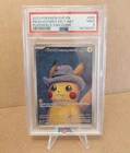 2023 Pikachu Grey Felt Hat Promo SVP 085 Pokémon x Van Gogh PSA 9 Mint