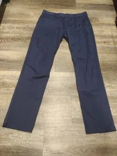 Rhone Pants Mens 33 Navy Commuter Slim Performance Dress Work Tech Stretch Golf