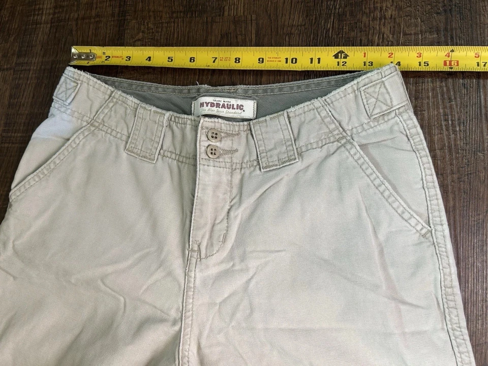 Pantalones Hidráulicos Estilo Carga Caqui Estilo Y2K Talla 5/6 Foto 4 de 4