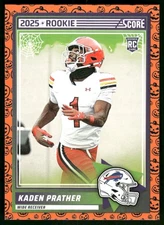 Kaden Prather 2025 Score a Treat Buffalo Bills #19 Near Mint or Better