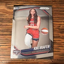 2025 Panini Prizm Kiki Iriafen Rookie Washington Mystics #149