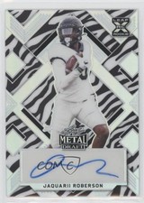 2022 Leaf Metal Draft Zebra Wave 4/5 Jaquarii Roberson #BA-JR2 Auto 0p1e