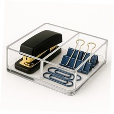 Paper Clip Holder w/Adjustable Compartment Includes Premium Gift Box. Great