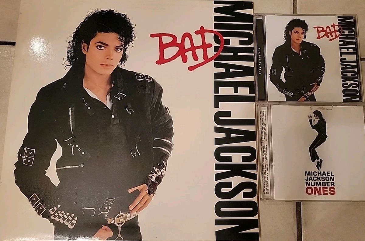 Michael Jackson BAD Original 1987 US 1st Press Vinyl LP w/Rare Bad
