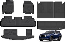 ANBINGO  Floor Mats  SeatBack Cargo Liner  Pathfinder 2022-2025 8 Passenger 