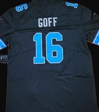 kid's customized Jared Goff 16 Detroit Lions Size s-xl Stitched Jersey Nwt