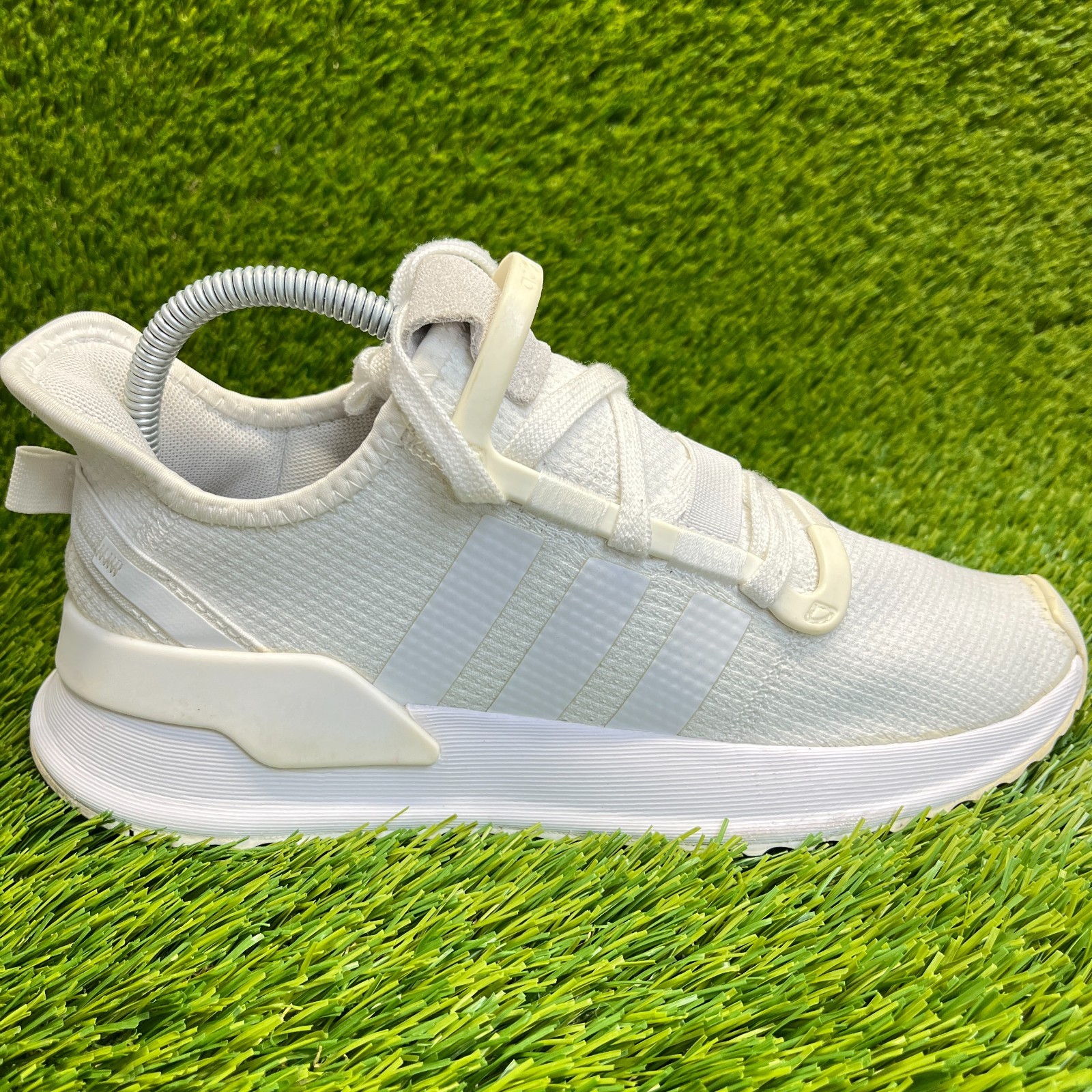 Adidas U_Path Run Boys Size 7Y Triple White Athletic Running Shoes Sneakers Adidas U_Path Run Boys Size 7Y Triple White Athletic Running Shoes Sneakers