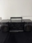 Vintage Sanyo M9100 AM/FM Boombox Cassette Portable Stereo, Tested Works Great