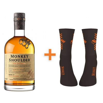 Monkey Shoulder 0,7l 40% mit Socken Größe 39-42